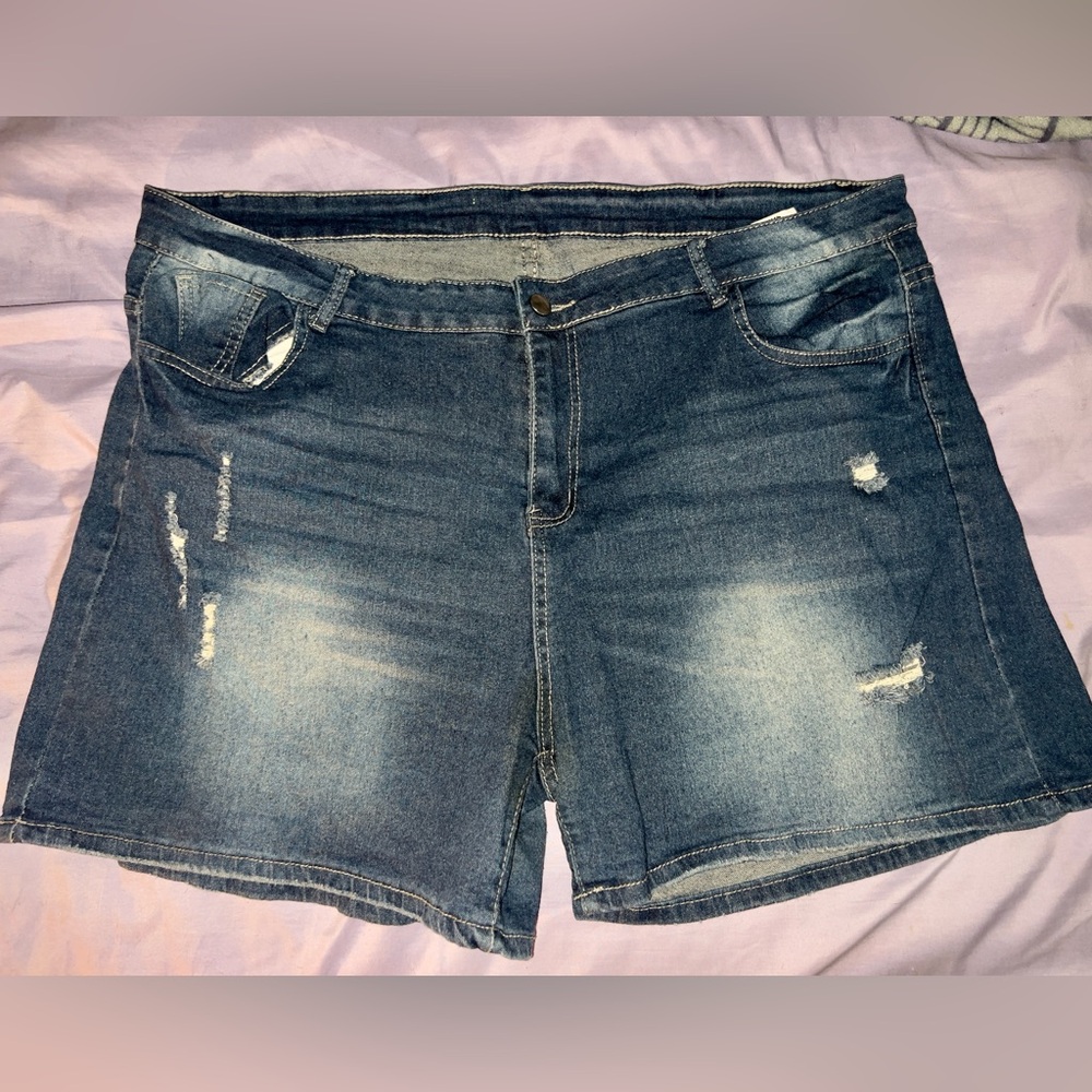 Denim Blue Women's Shorts